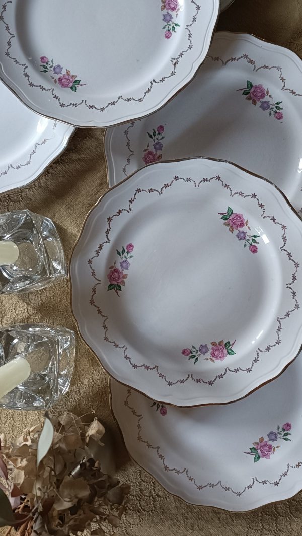 Set de 6 assiettes plates L'Amandinoise – Image 2