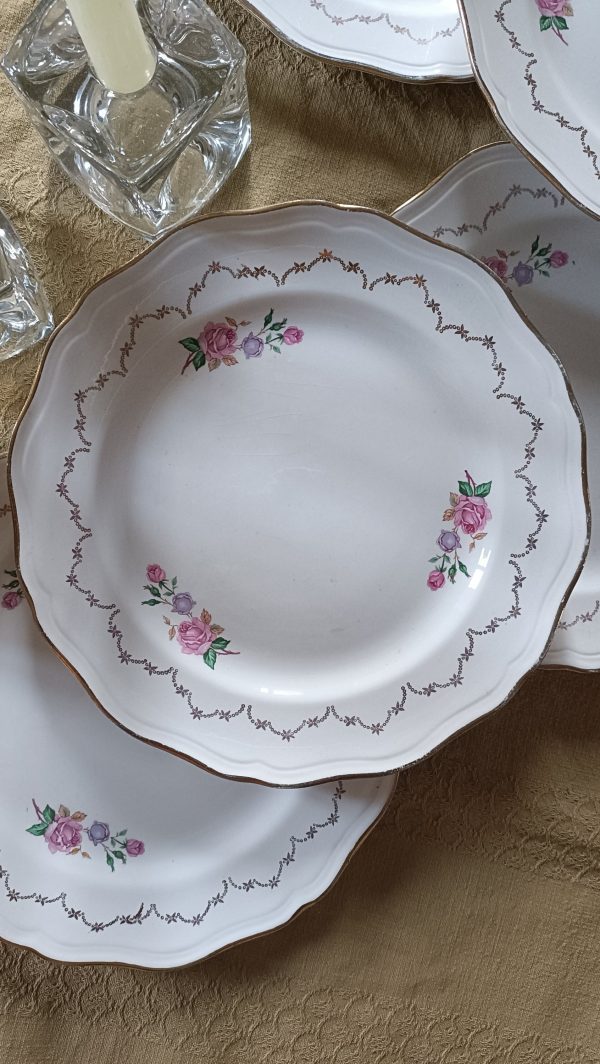 Set de 6 assiettes plates L'Amandinoise